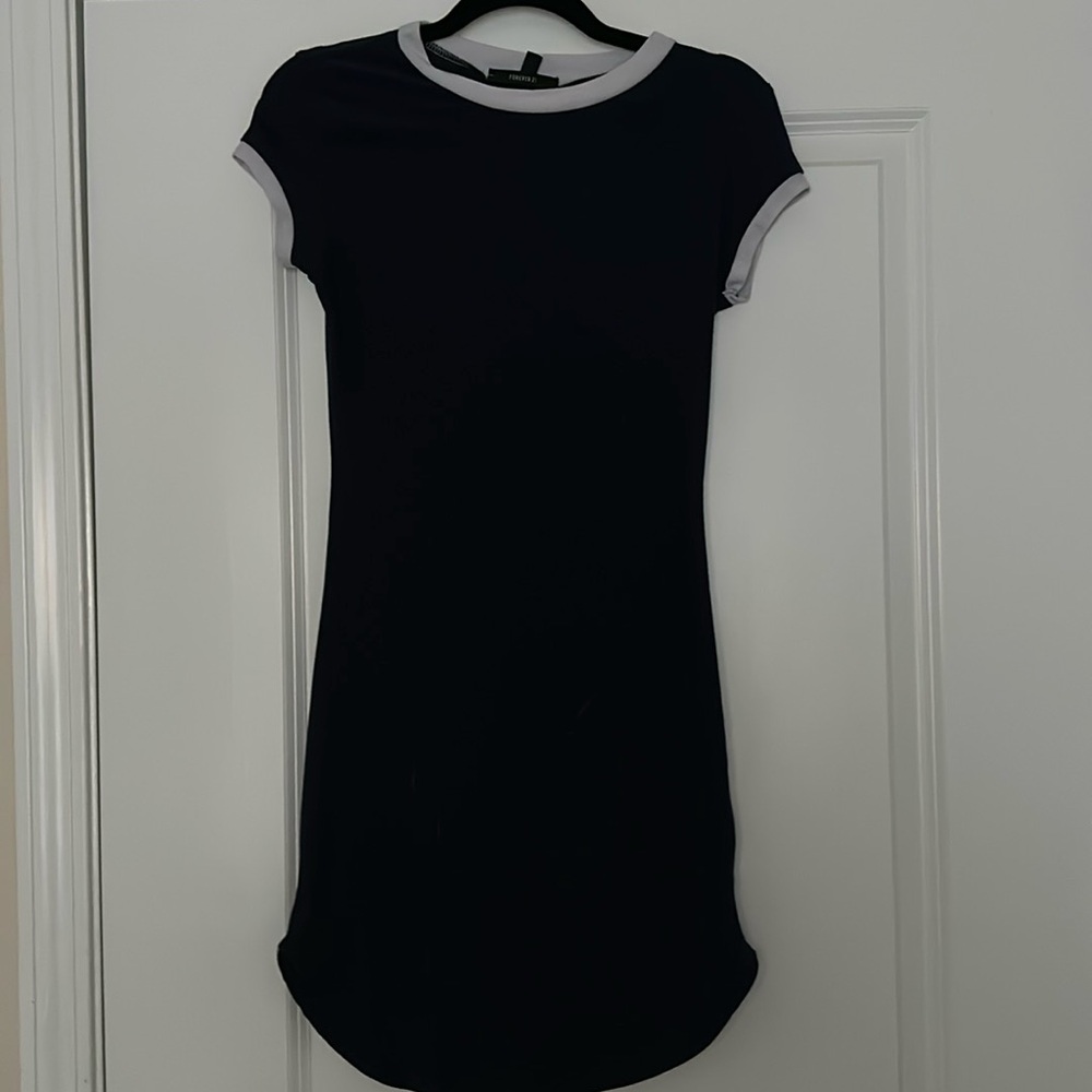 Navy blue t shirt dress from Forever21